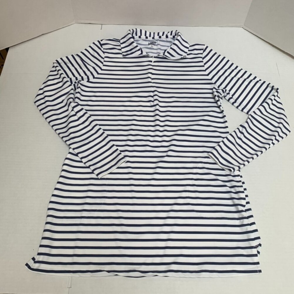Lands End Nylon Blend Tunic Coverup Shirt Womens Size Medium/Large